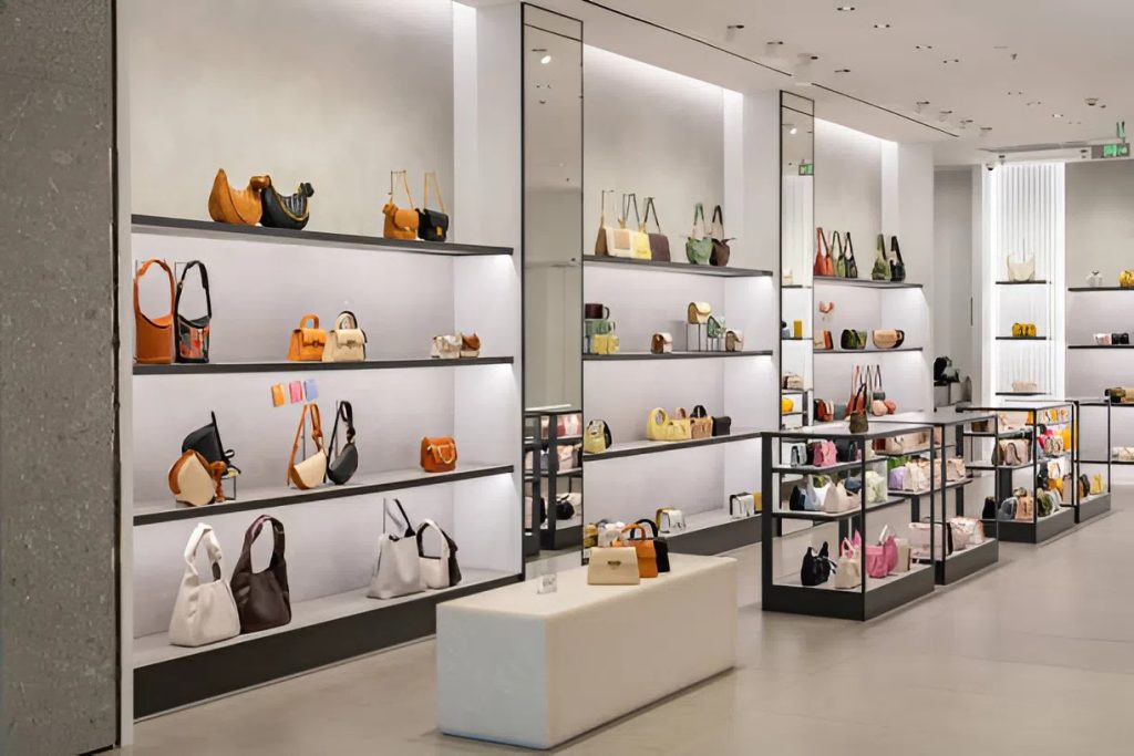 Modern retail store interior with accent lighting and painted walls designed by a professional painter in Honolulu, HI